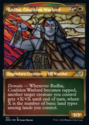 Radha, Coalition Warlord (Showcase Textured) [Dominaria United] - Destination Retro