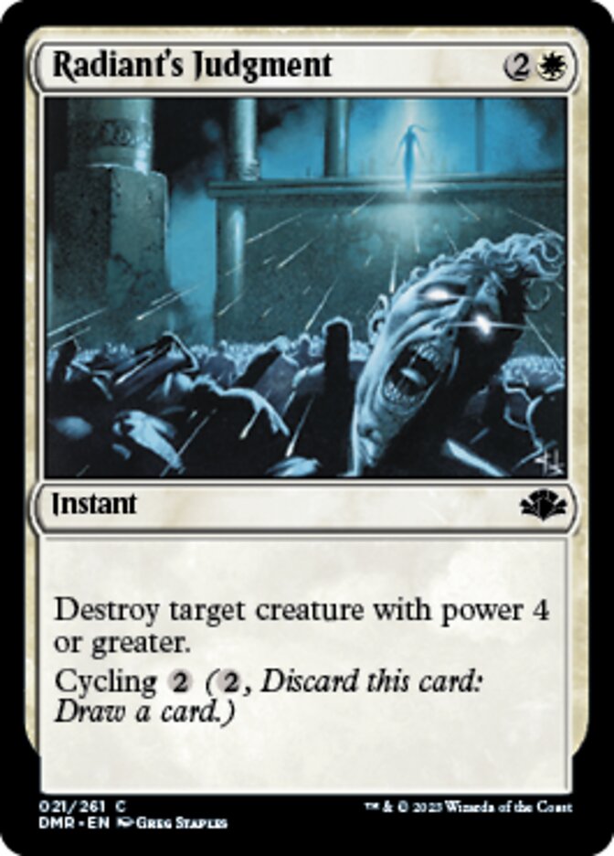 Radiant's Judgment [Dominaria Remastered] - Destination Retro