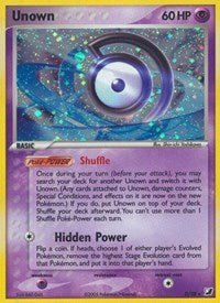 Unown (D) (D/28) [EX: Unseen Forces] - Destination Retro