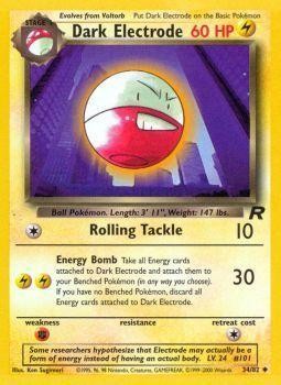 Dark Electrode (34/82) [Team Rocket Unlimited] - Destination Retro