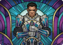 Aron, Benalia's Ruin Art Card [Dominaria United Art Series] - Destination Retro
