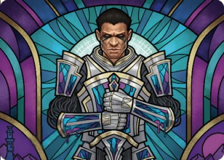 Aron, Benalia's Ruin Art Card [Dominaria United Art Series] - Destination Retro