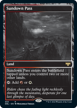 Sundown Pass [Innistrad: Double Feature] - Destination Retro