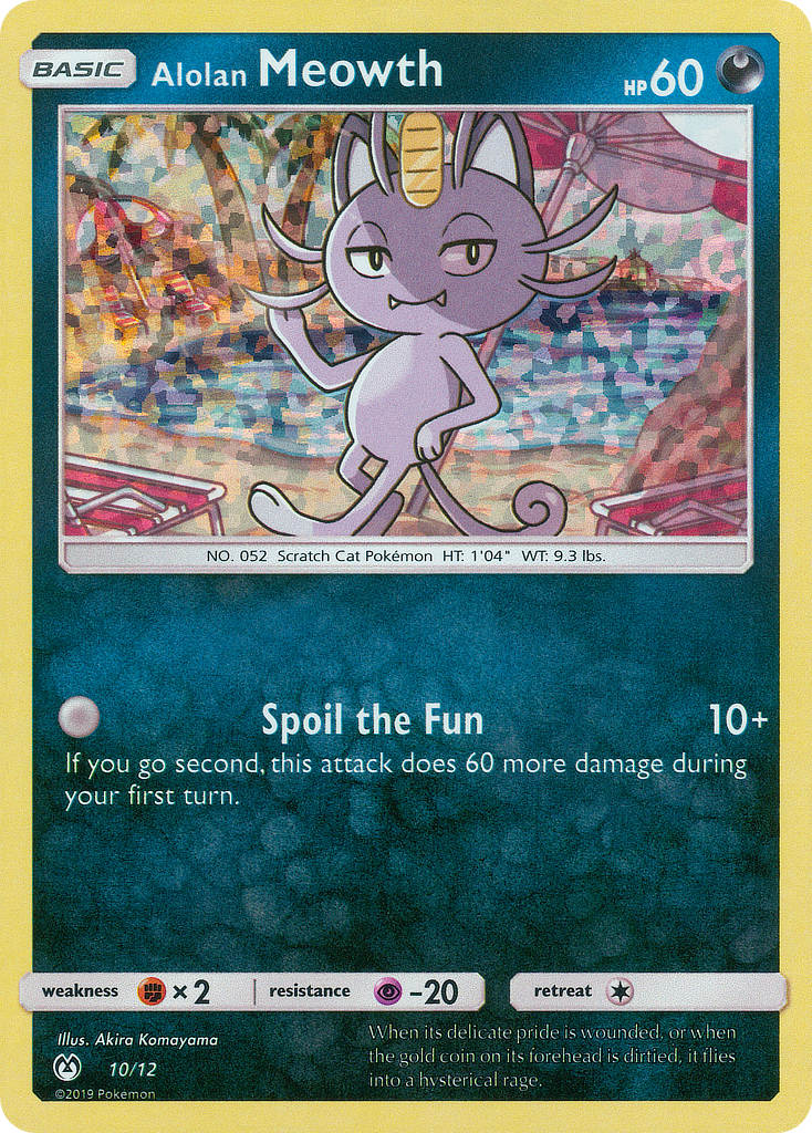 Alolan Meowth (10/12) [Mcdonald's Promos: 2019 Collection] - Destination Retro