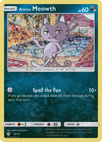 Alolan Meowth (10/12) [Mcdonald's Promos: 2019 Collection] - Destination Retro