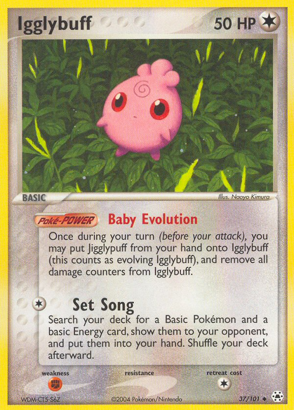 Igglybuff (37/101) [EX: Hidden Legends] - Destination Retro