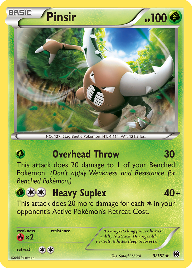 Pinsir (3/162) [XY: BREAKthrough] - Destination Retro