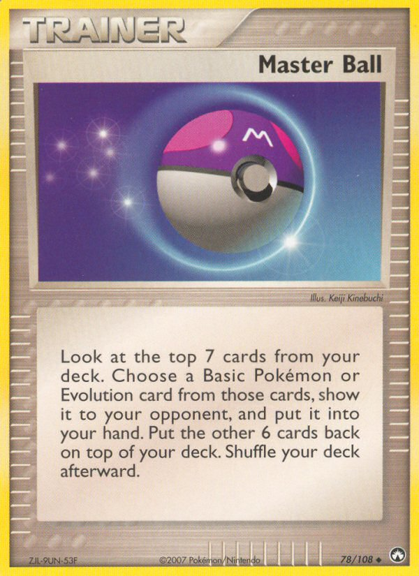 Master Ball (78/108) [EX: Power Keepers] - Destination Retro
