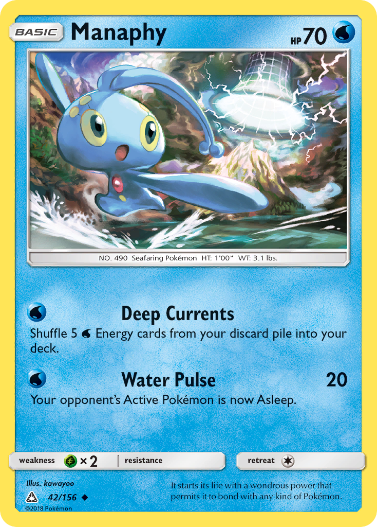Manaphy (42/156) [Sun & Moon: Ultra Prism] - Destination Retro