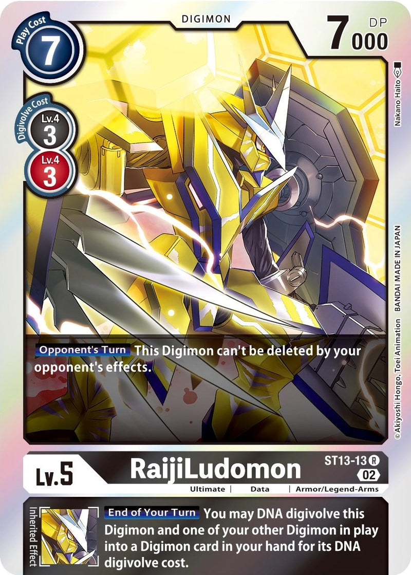 RaijiLudomon [ST13-13] [Starter Deck: Ragnaloardmon] - Destination Retro