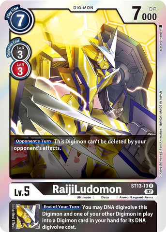 RaijiLudomon [ST13-13] [Starter Deck: Ragnaloardmon] - Destination Retro