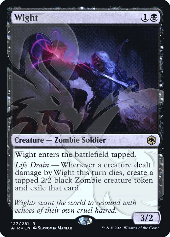 Wight (Ampersand Promo) [Dungeons & Dragons: Adventures in the Forgotten Realms Promos] - Destination Retro