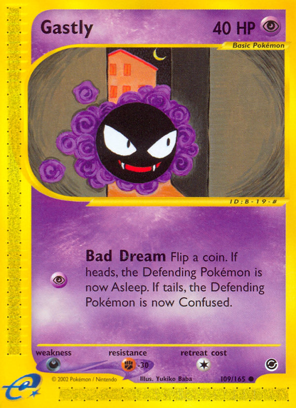 Gastly (109/165) [Expedition: Base Set] - Destination Retro
