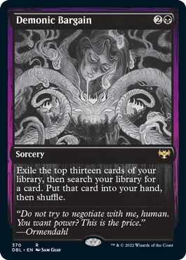 Demonic Bargain [Innistrad: Double Feature] - Destination Retro