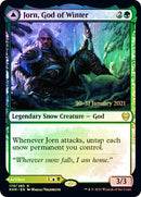 Jorn, God of Winter // Kaldring, the Rimestaff   [Kaldheim Prerelease Promos] - Destination Retro