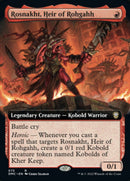 Rosnakht, Heir of Rohgahh (Extended Art) [Dominaria United Commander] - Destination Retro