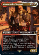 Commander Mustard (Borderless) [Ravnica: Clue Edition] - Destination Retro