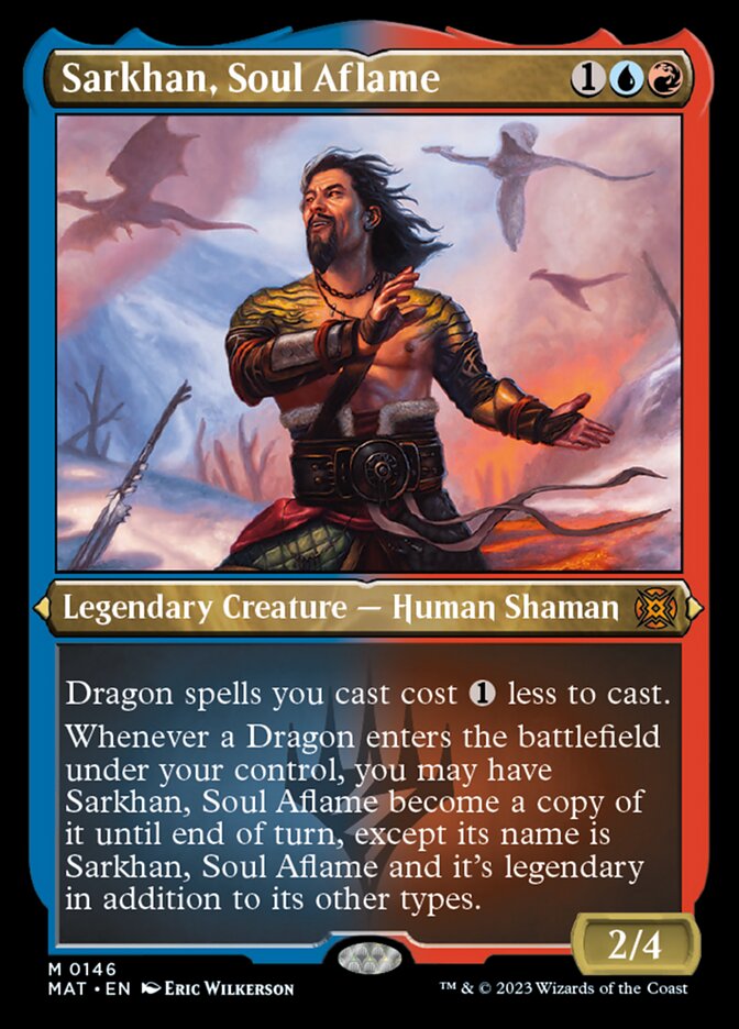 Sarkhan, Soul Aflame (Foil Etched) [March of the Machine: The Aftermath] - Destination Retro