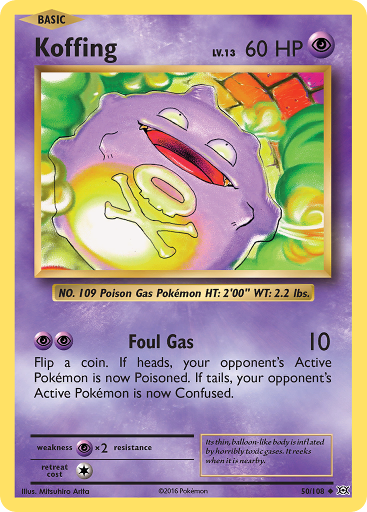 Koffing (50/108) [XY: Evolutions] - Destination Retro