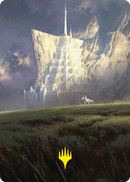 Minas Tirith Art Card (Gold-Stamped Signature) [The Lord of the Rings: Tales of Middle-earth Art Series] - Destination Retro