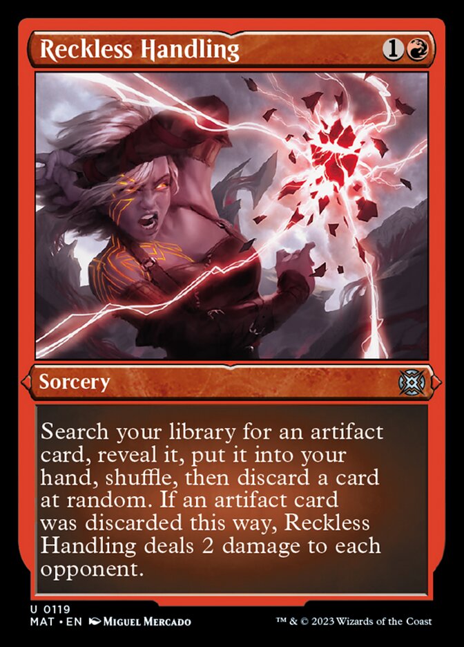 Reckless Handling (Foil Etched) [March of the Machine: The Aftermath] - Destination Retro