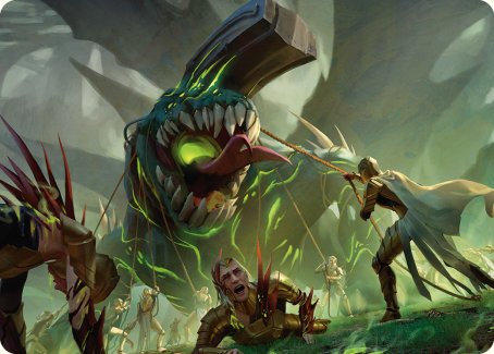 Noxious Assault Art Card [Phyrexia: All Will Be One Art Series] - Destination Retro