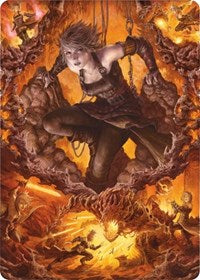 Nahiri, Heir of the Ancients [Zendikar Rising Art Series] - Destination Retro