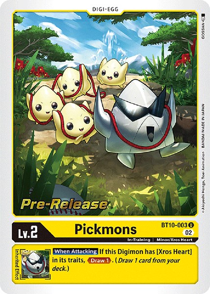Pickmons [BT10-003] [Xros Encounter Pre-Release Cards] - Destination Retro