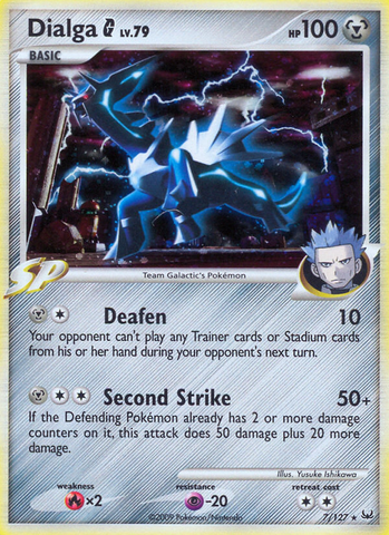Dialga G (7/127) [Platinum: Base Set] - Destination Retro