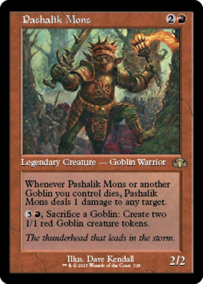 Pashalik Mons (Retro) [Dominaria Remastered] - Destination Retro