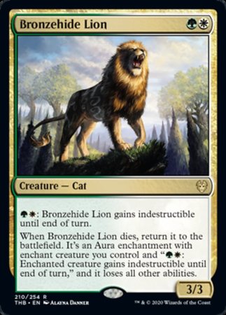 Bronzehide Lion [Theros Beyond Death] - Destination Retro