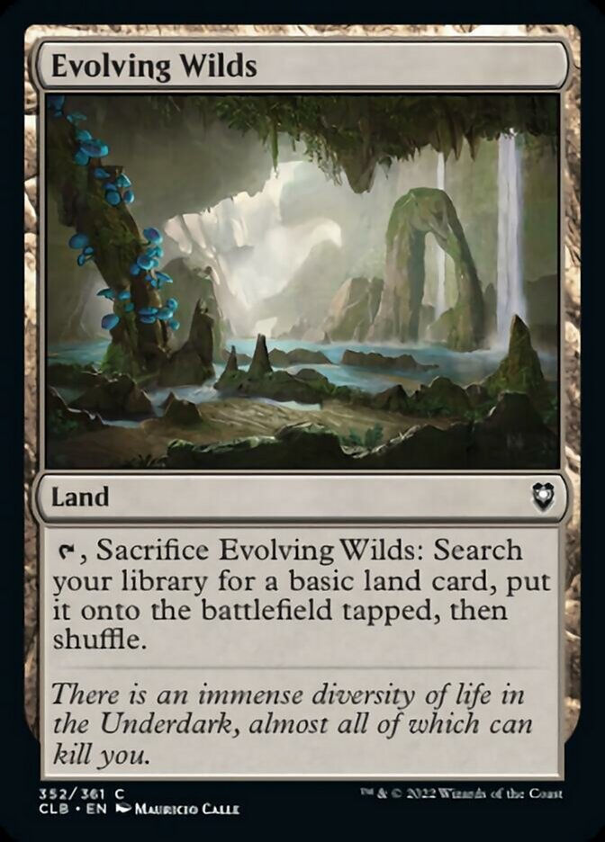 Evolving Wilds [Commander Legends: Battle for Baldur's Gate] - Destination Retro