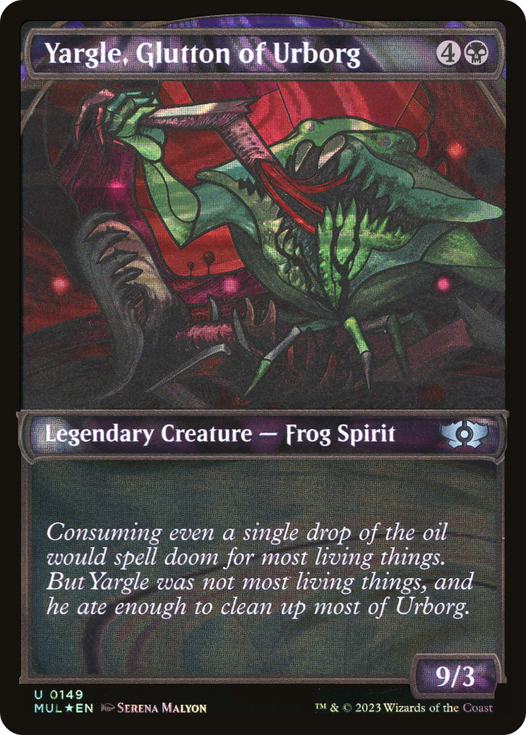 Yargle, Glutton of Urborg (Halo Foil) [Multiverse Legends] - Destination Retro