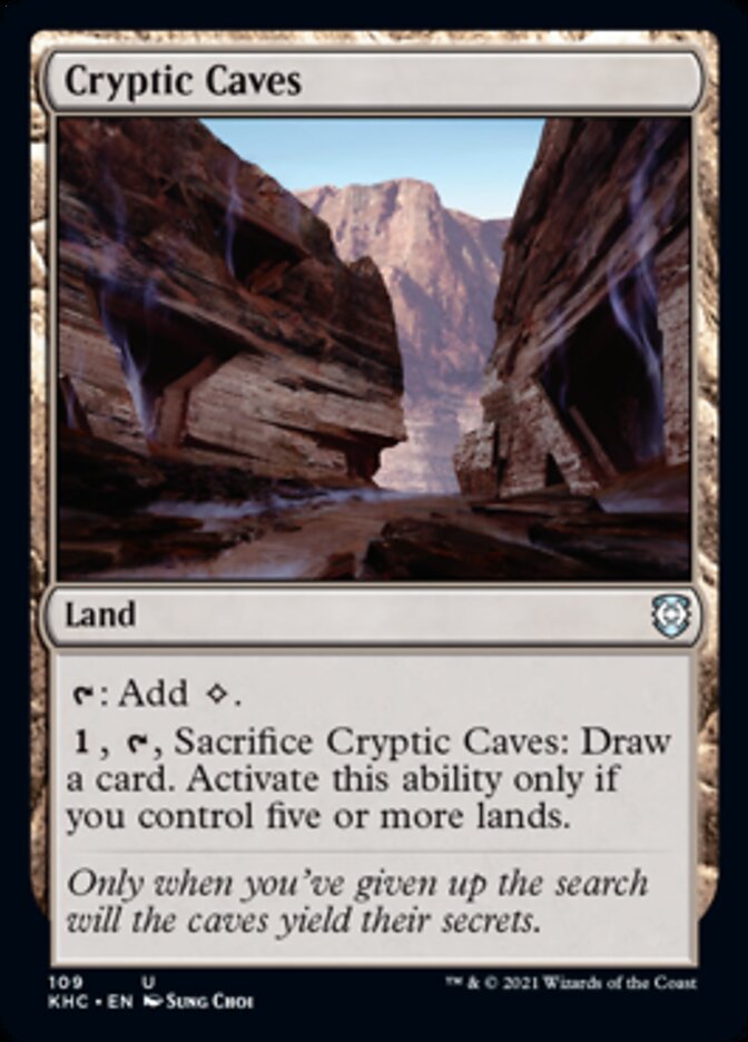 Cryptic Caves [Kaldheim Commander] - Destination Retro