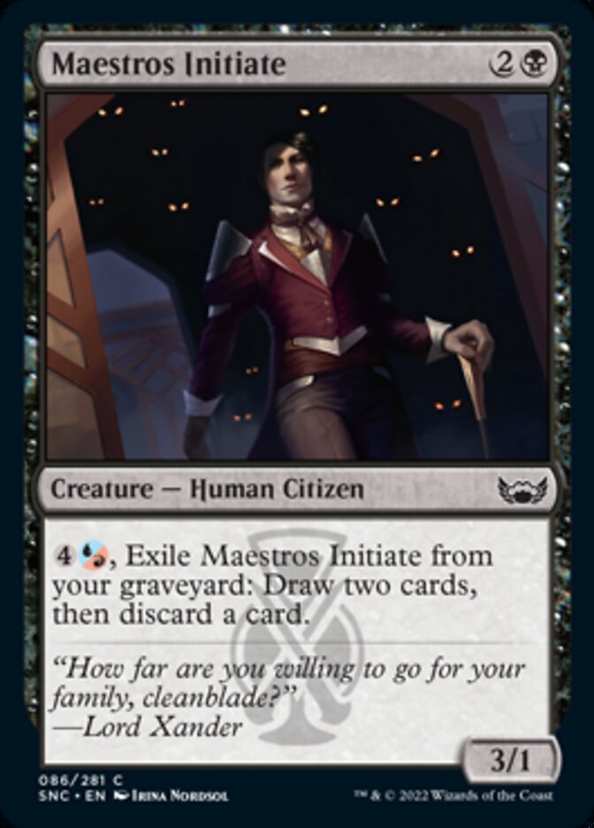 Maestros Initiate [Streets of New Capenna] - Destination Retro