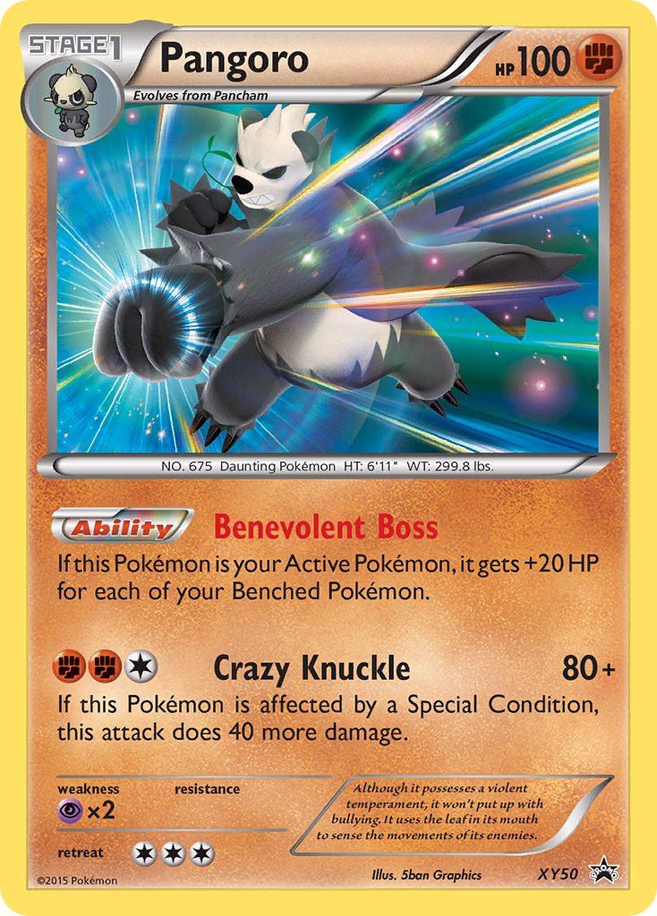 Pangoro (XY50) [XY: Black Star Promos] - Destination Retro