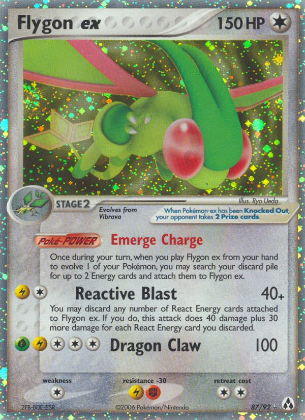 Flygon ex (87/92) [EX: Legend Maker] - Destination Retro