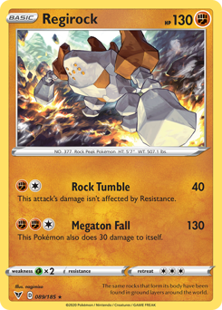 Regirock (89) [Sword & Shield: Vivid Voltage] - Destination Retro