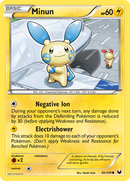 Minun (40/108) [Black & White: Dark Explorers] - Destination Retro