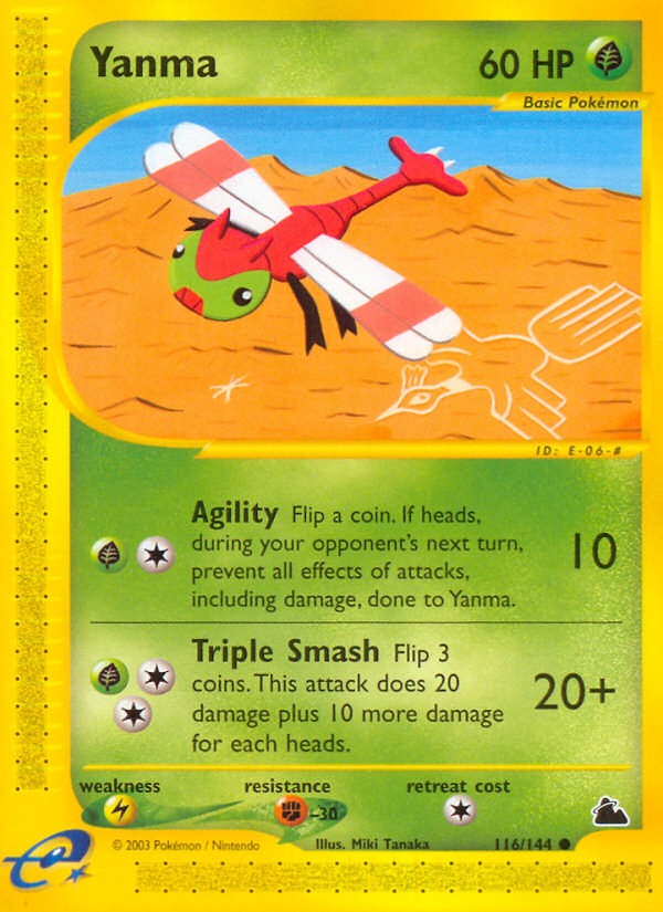 Yanma (116/144) [Skyridge] - Destination Retro