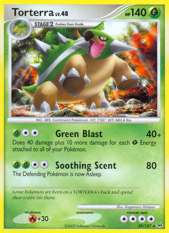 Torterra (39/127) [Platinum: Base Set] - Destination Retro