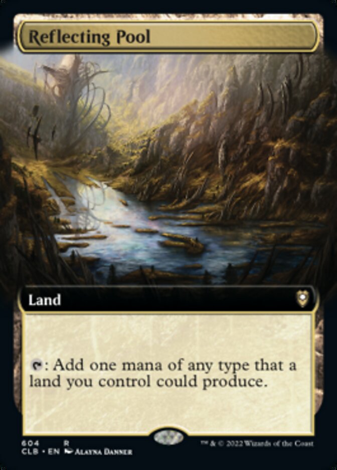 Reflecting Pool (Extended Art) [Commander Legends: Battle for Baldur's Gate] - Destination Retro