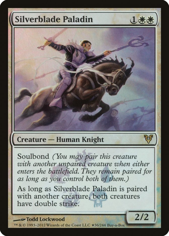 Silverblade Paladin (Buy-A-Box) [Avacyn Restored Promos] - Destination Retro