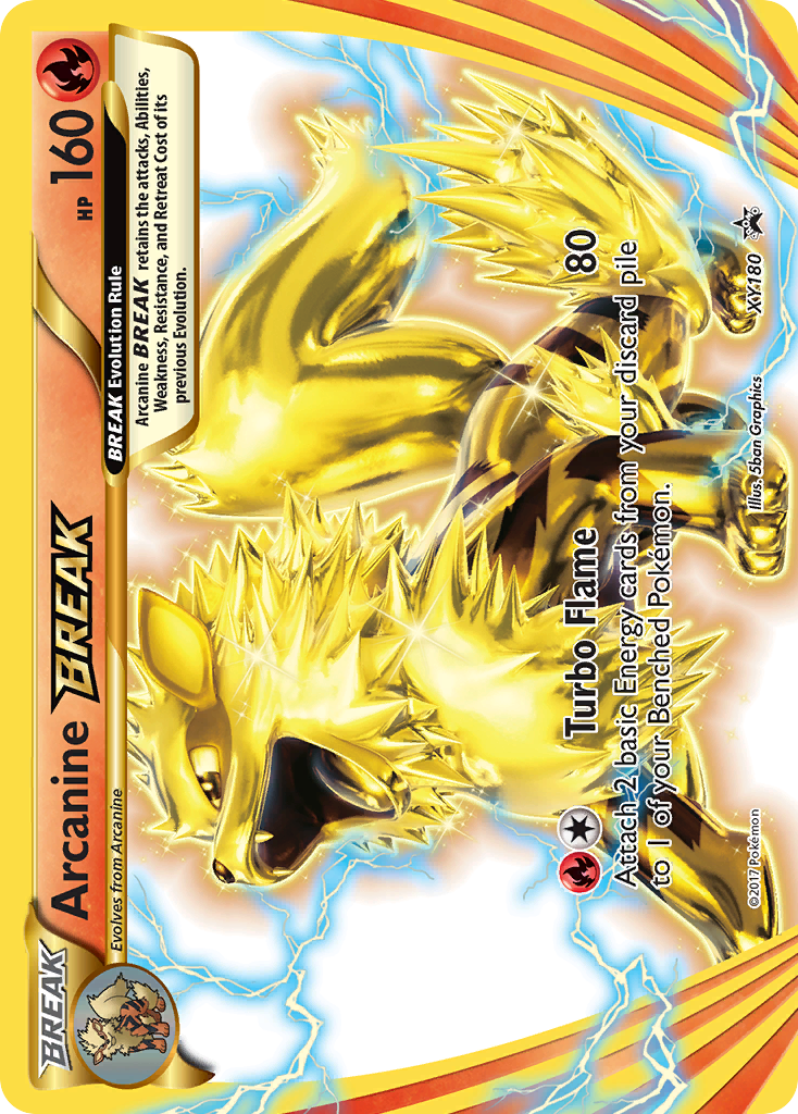 Arcanine BREAK (XY180) [XY: Black Star Promos] - Destination Retro