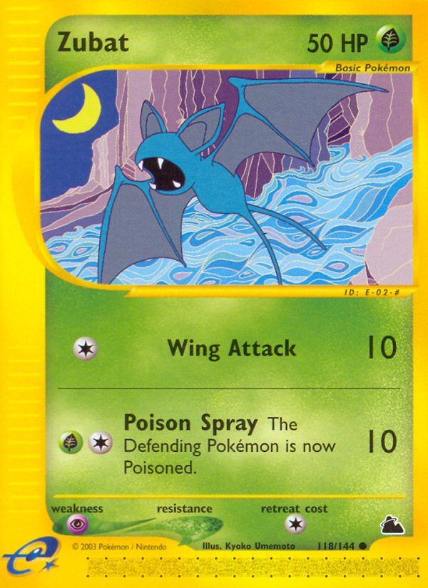 Zubat (118/144) [Skyridge] - Destination Retro