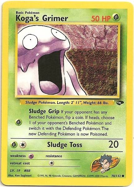 Koga's Grimer (78/132) [Gym Challenge Unlimited] - Destination Retro