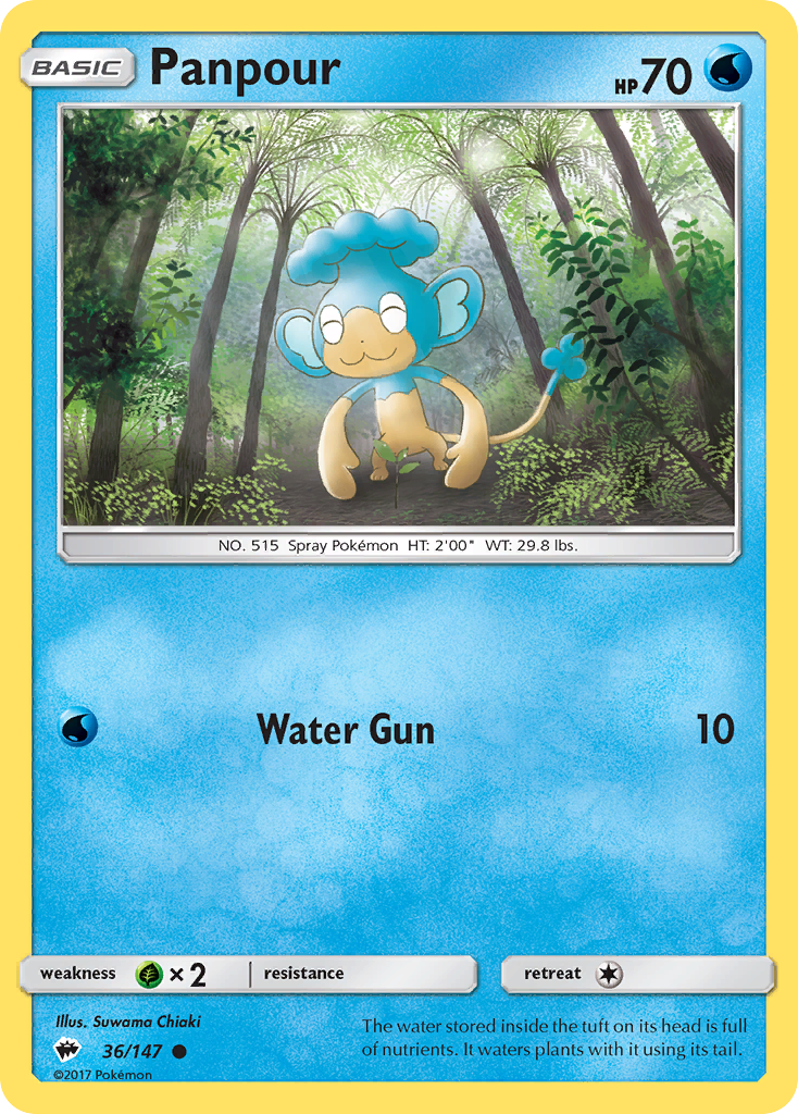 Panpour (36/147) [Sun & Moon: Burning Shadows] - Destination Retro