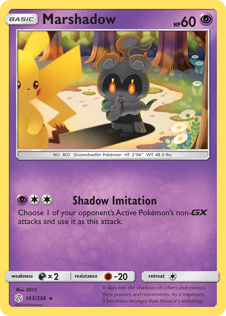Marshadow (103/236) [Sun & Moon: Cosmic Eclipse] - Destination Retro