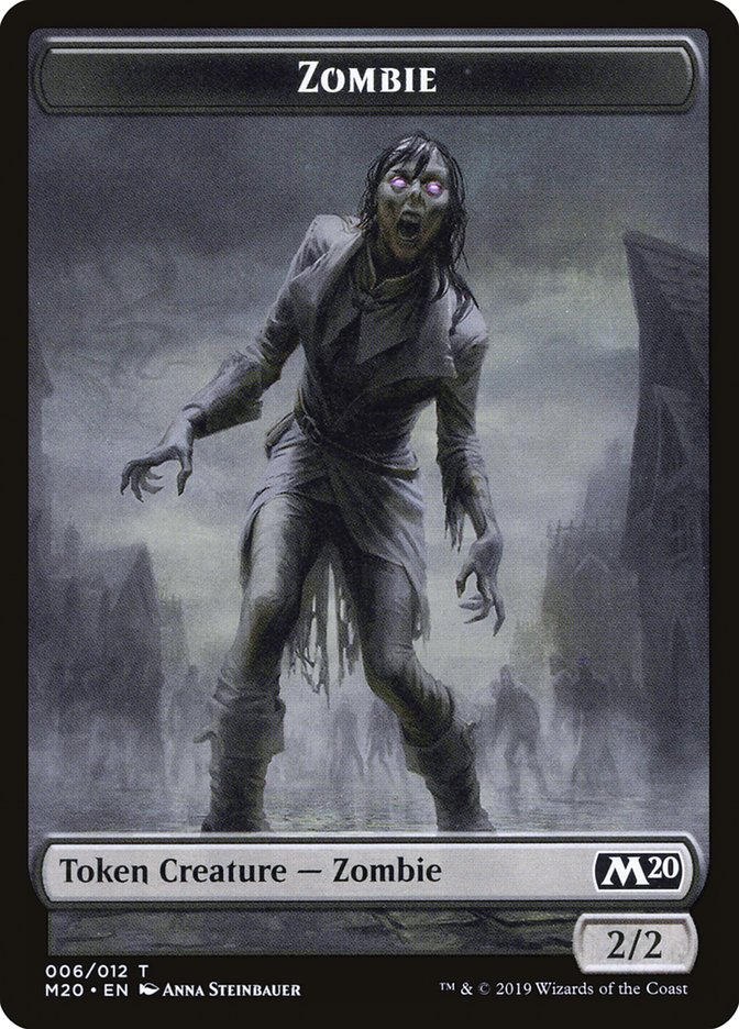 Dragon (002) // Zombie Double-Sided Token [Game Night 2019 Tokens] - Destination Retro