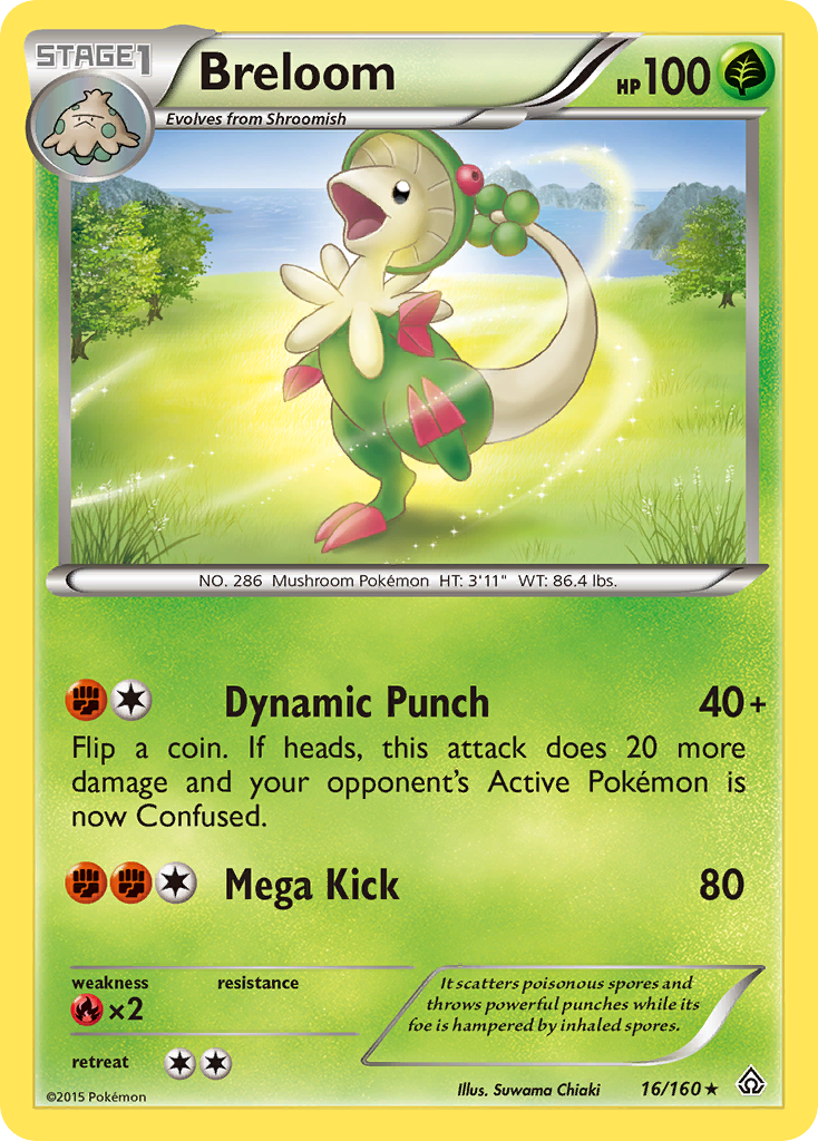 Breloom (16/160) [XY: Primal Clash] - Destination Retro